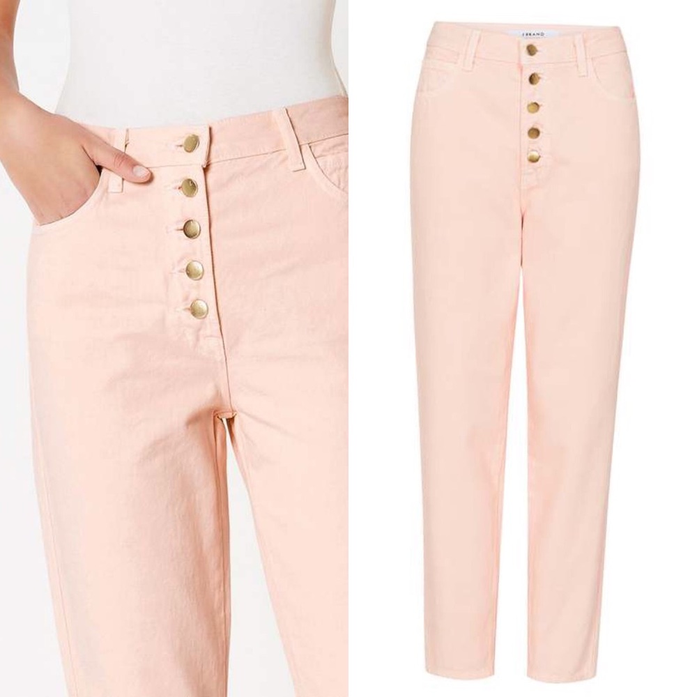 J Brand Heather Button Fly Jeans in Lulled | 31